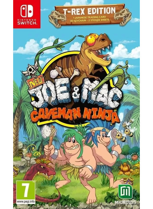 New Joe and Mac: Caveman Ninja T-Rex Edition (Nintendo Switch)
